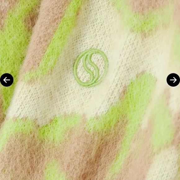 Stellaa McCartney brushed jacquard knit sweater, XXS,  GD1230 - Picture 3 of 7